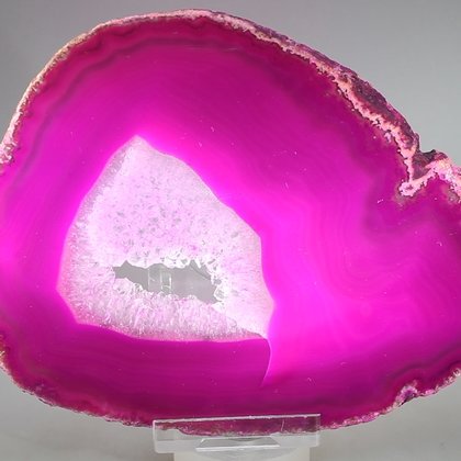 Agate Slice - Pink  ~132mm