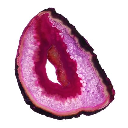 Agate Slice - Pink  ~135mm