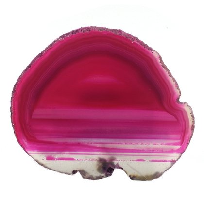 Agate Slice - Pink  ~140mm