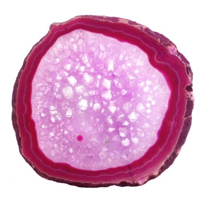 Agate Slice - Pink  ~150mm