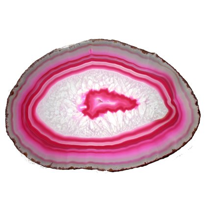 Agate Slice - Pink  ~31cm