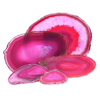 Agate Slice Pink