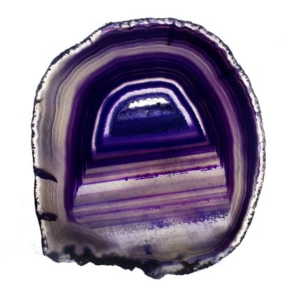 Agate Slice - Purple  ~120mm