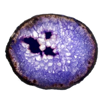 Agate Slice - Purple  ~140mm