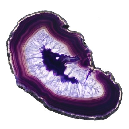 Agate Slice - Purple  ~142mm