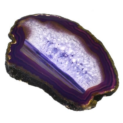 Agate Slice - Purple  ~143mm