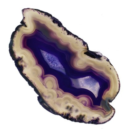 Agate Slice - Purple  ~155mm