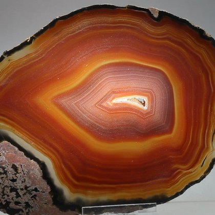 Agate Slice -  Red/Brown ~150mm