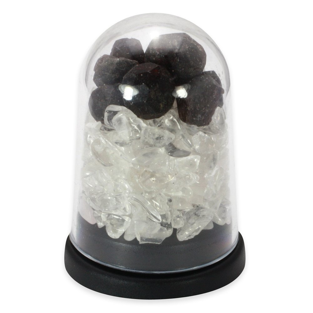 Almandine Garnet Quartz Energy Dome