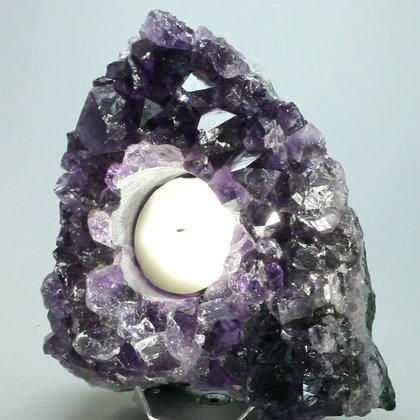 Amazing Amethyst Tea Light Candle Holder ~130mm