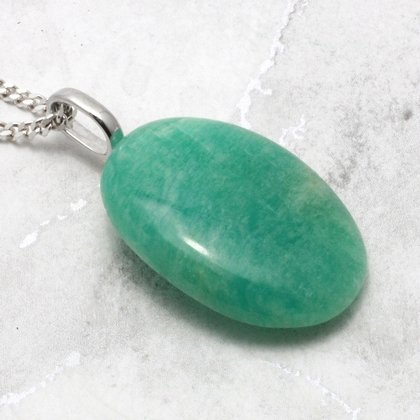 Amazonite Gemstone Pendant  ~30mm