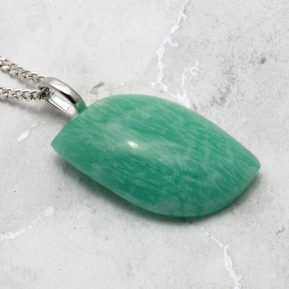 Amazonite Gemstone Pendant  ~30mm