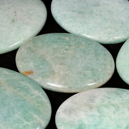 Amazonite Palm Stone ~70x50mm