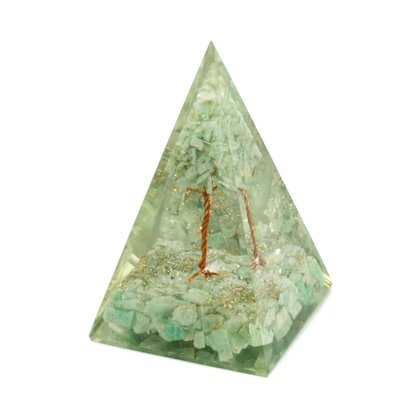 Amazonite Tree Of Life Orgonite ~100mm