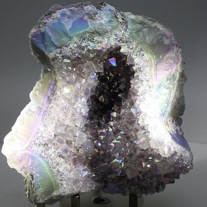 BEAUTIFUL Amethyst Aura Cluster (Brazil) ~100 x 90mm