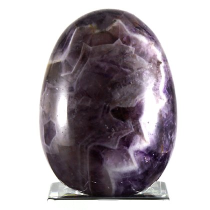 Amethyst Chevron Egg ~45mm