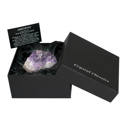 Amethyst Cluster Gift Box - Medium