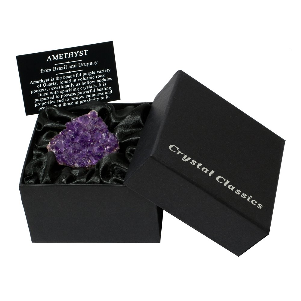 Amethyst Cluster Gift Box Small