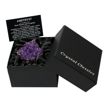 Amethyst Cluster Gift Box  - Small