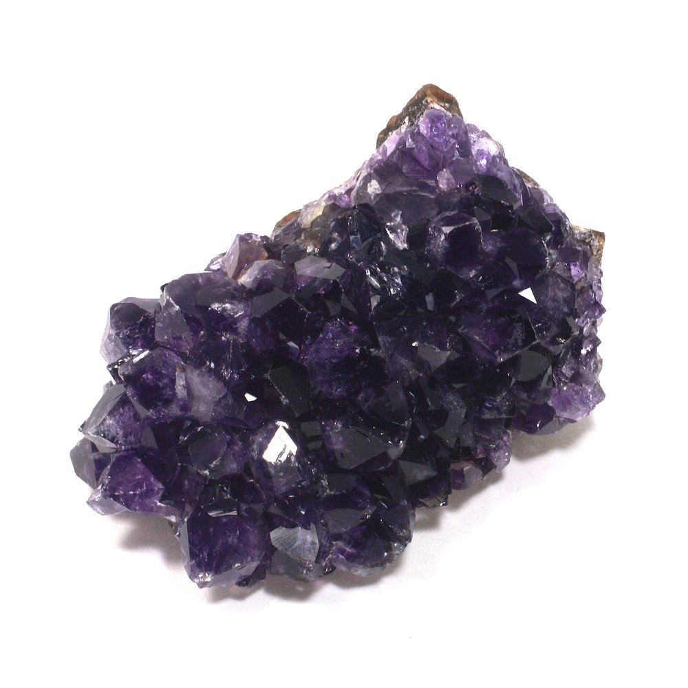 black amethyst cluster
