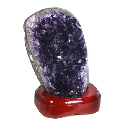 Amethyst Cluster (Uruguayan) On Base ~13 x 8.9cm