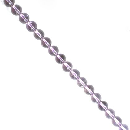 Amethyst Crystal Beads - 8mm Round