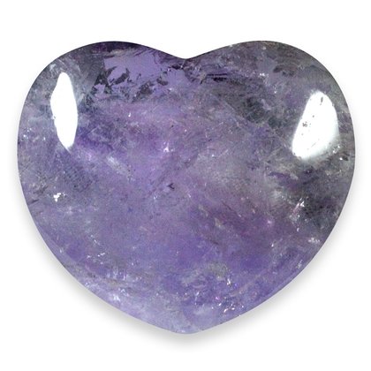 Amethyst Crystal Heart ~45mm