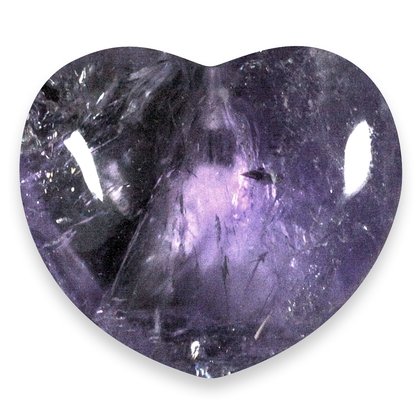 Amethyst Crystal Heart (Extra Grade) ~45mm