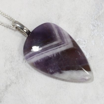 Amethyst Gemstone Pendant  ~32mm