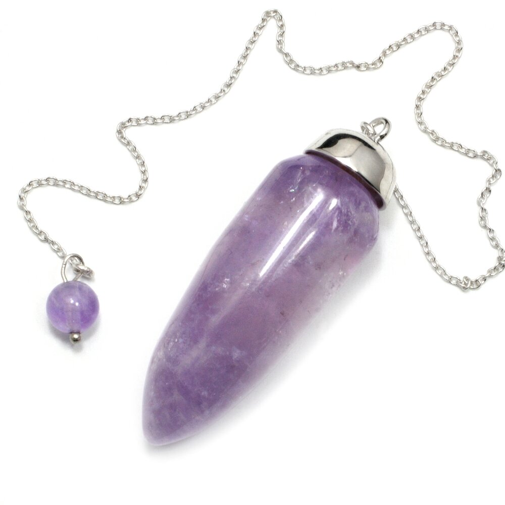 Amethyst Long Drop Pendulum