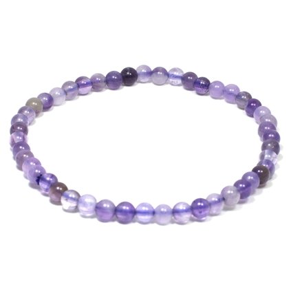 Amethyst 4mm Mini Bead Bracelet