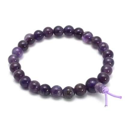 Amethyst Power Bead Bracelet