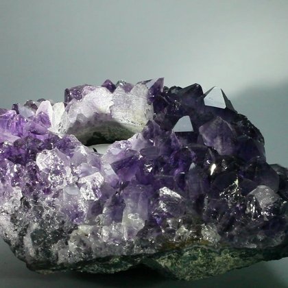 Amethyst Tea Light Candle Holder ~13 x 10 cm