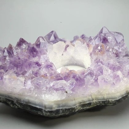 Amethyst Tea Light Candle Holder ~ 155mm