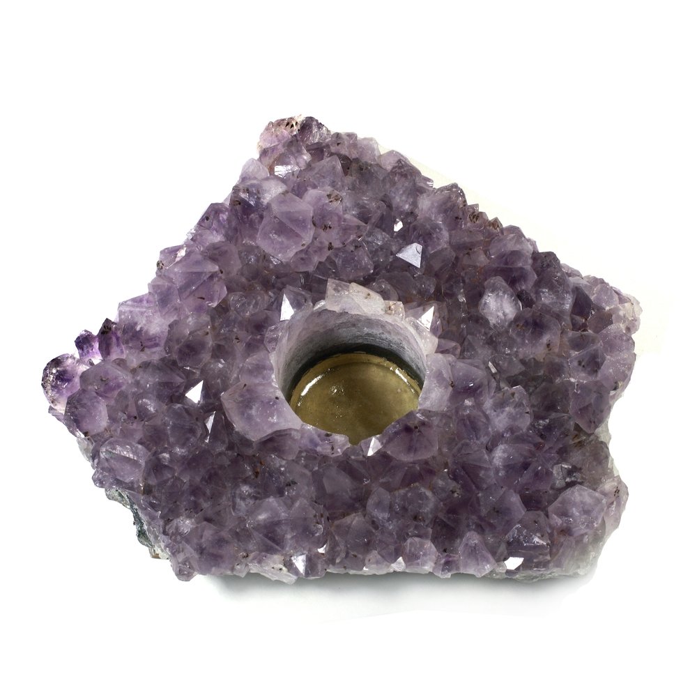 Amethyst Tea Light Holders