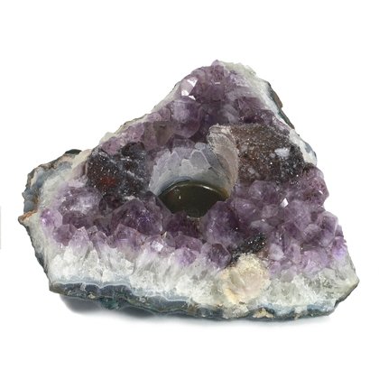 Amethyst Tea Light Candle Holder ~16 x 15.5cm