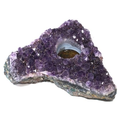 Amethyst Tea Light Candle Holder ~17.5 x 12.5cm