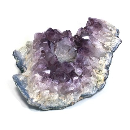 Amethyst Tea Light Candle Holder ~18.5 x 10.5cm