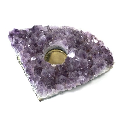 Amethyst Tea Light Candle Holder ~ 18 x 13cm