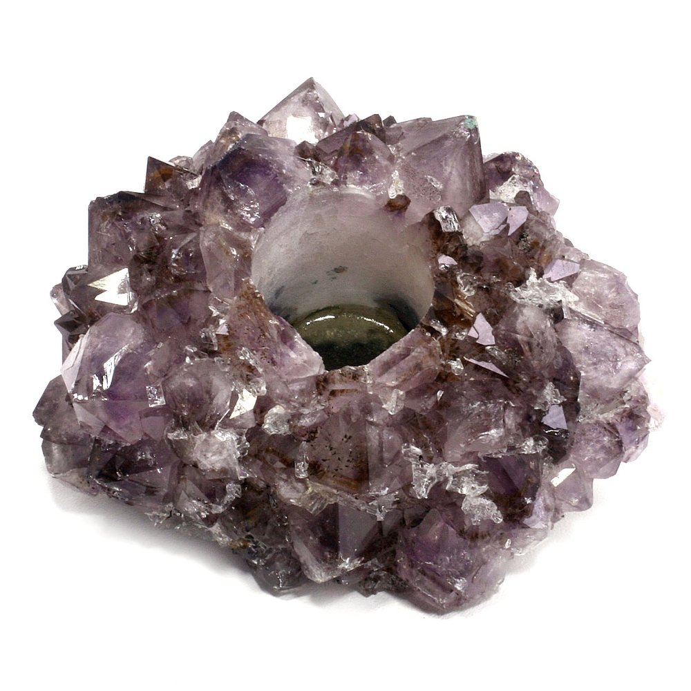 Amethyst Tea Light Holders