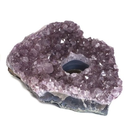 Amethyst Tealight Candle Holder ~ 16.5cm