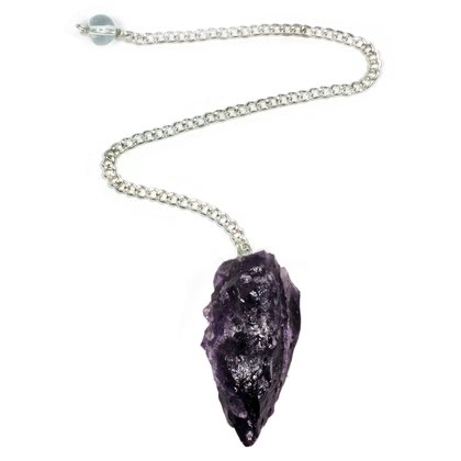 Amethyst Unpolished Pendulum