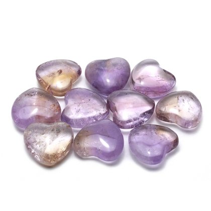 Ametrine Mini Crystal Heart - 25mm