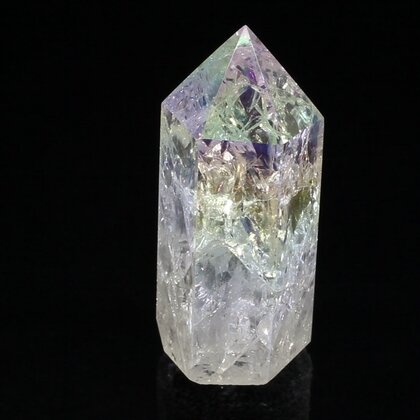 Angel Aura Fire & Ice Quartz Point ~49mm
