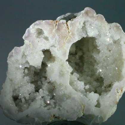 Angel Aura Quartz Crystal Geode ~74mm