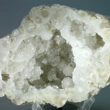 Angel Aura Quartz Crystal Geode ~85mm