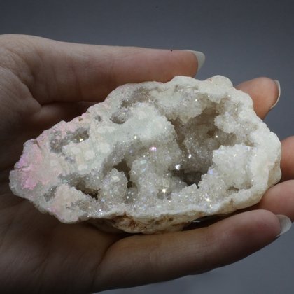 Angel Aura Quartz Geode ~76mm