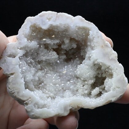 Angel Aura Quartz Geode ~77x64mm