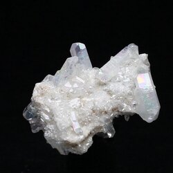 thumbnail image 2 of Natural Angel Aura Quartz Crystal Point – 80-100g Rainbow Witch Cluster For Healing & Home Decor 2 of 4