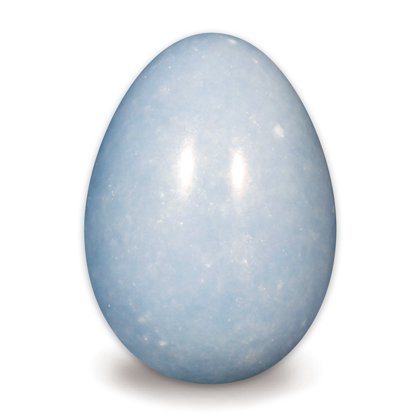 Angelite Crystal Egg ~48mm